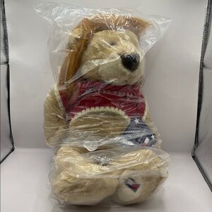 Vintage Tommy Hilfiger Stuffed Plush Lion Red Sweater (Polo Bear)